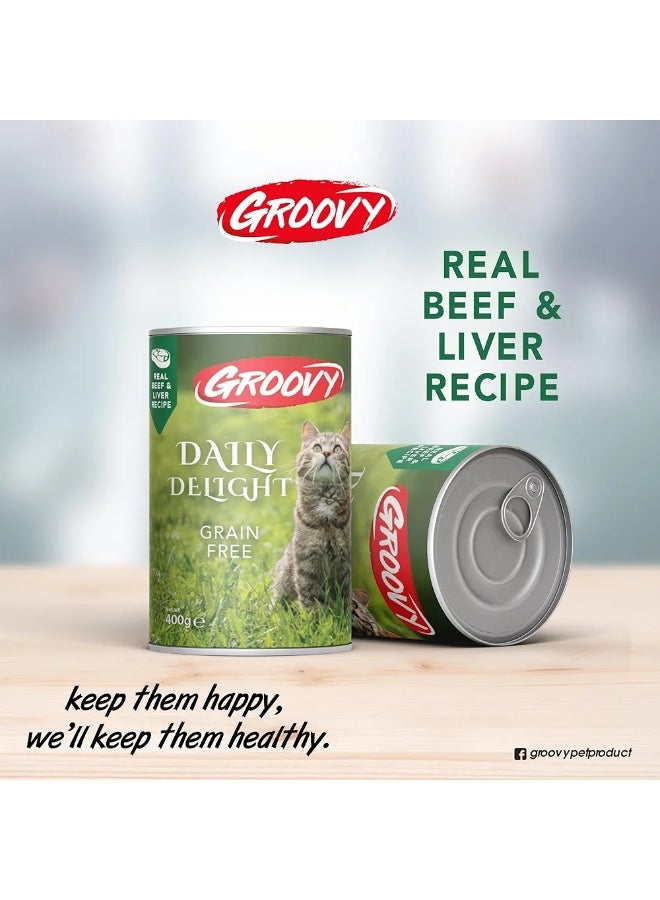 GROOVY DAILY DELIGHT Real beef&liver 400g - Image 2